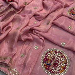 Pure Cosmos Tissue Silk Saree