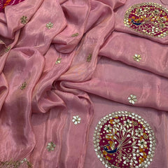Pure Cosmos Tissue Silk Saree