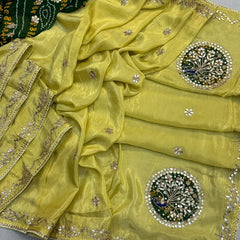 Pure Cosmos Tissue Silk Saree