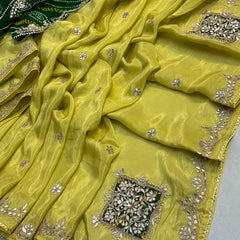 Pure Cosmos Tissue Silk Saree