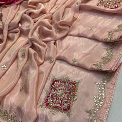 Pure Cosmos Tissue Silk Saree
