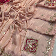 Pure Cosmos Tissue Silk Saree