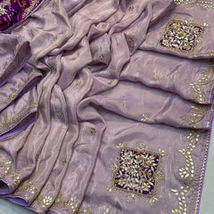 Pure Cosmos Tissue Silk Saree