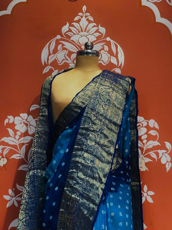 Banarai Bhandej Saree