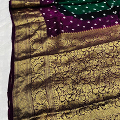 Banarai Bhandej Saree