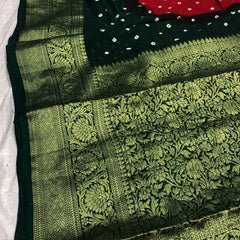 Banarai Bhandej Saree