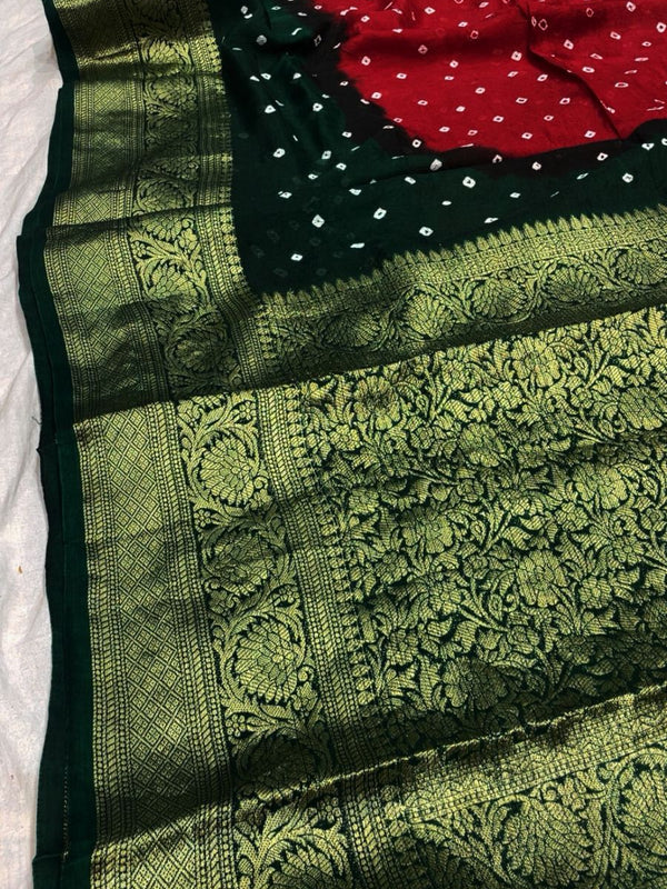 Banarai Bhandej Saree
