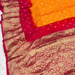 Banarai Bhandej Saree