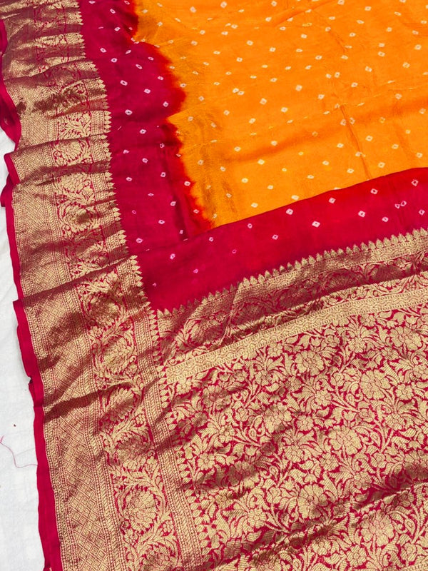 Banarai Bhandej Saree
