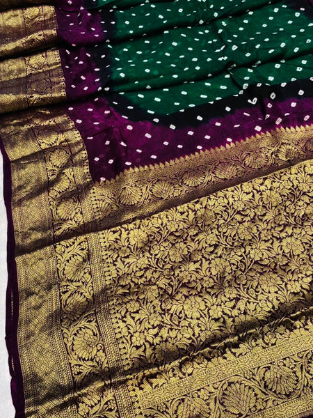 Banarai Bhandej Saree