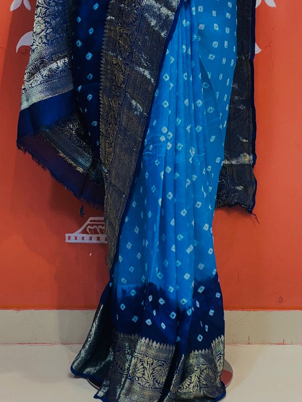 Banarai Bhandej Saree