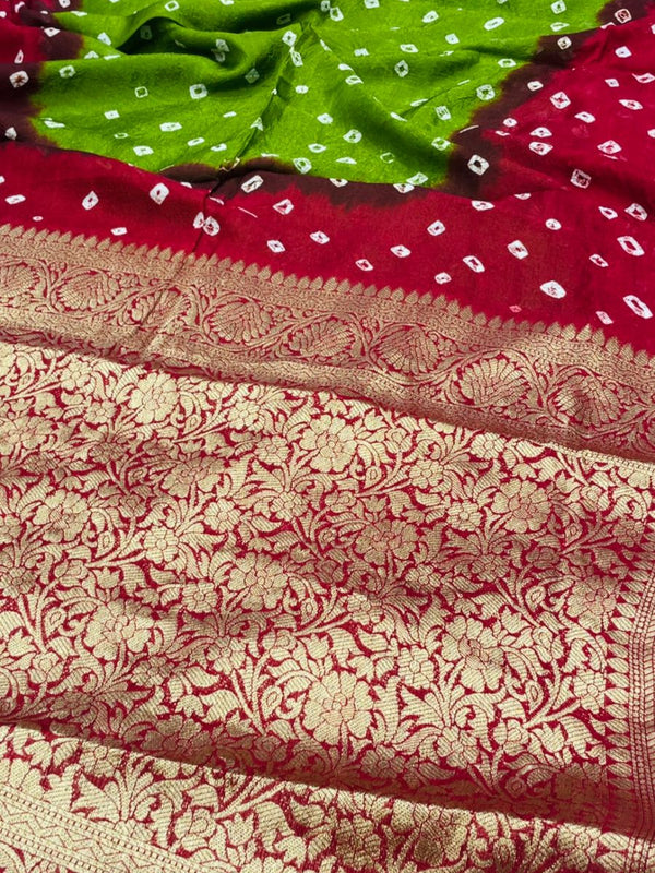 Banarai Bhandej Saree