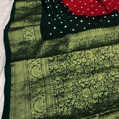Banarai Bhandej Saree