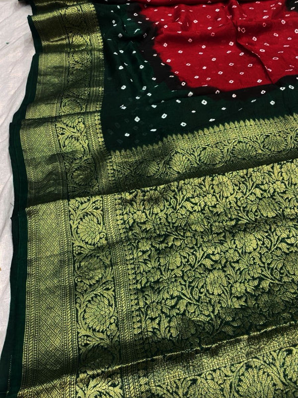 Banarai Bhandej Saree