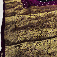 Banarai Bhandej Saree