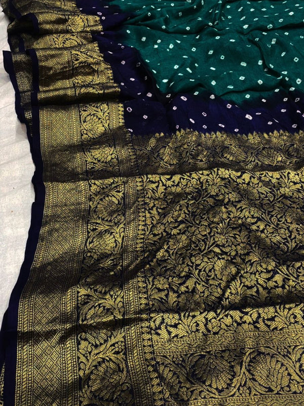 Banarai Bhandej Saree