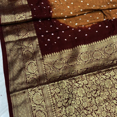 Banarai Bhandej Saree