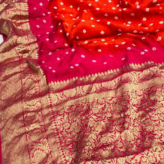 Banarai Bhandej Saree