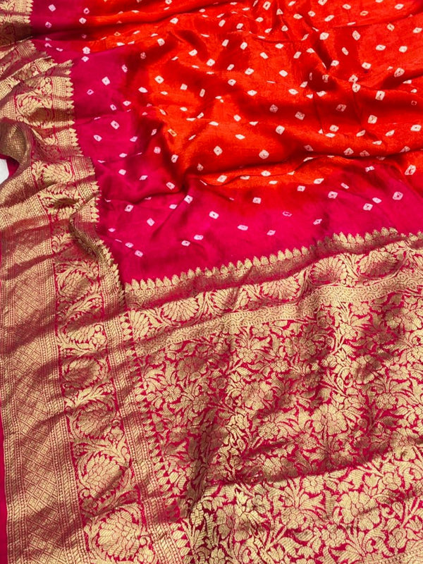 Banarai Bhandej Saree