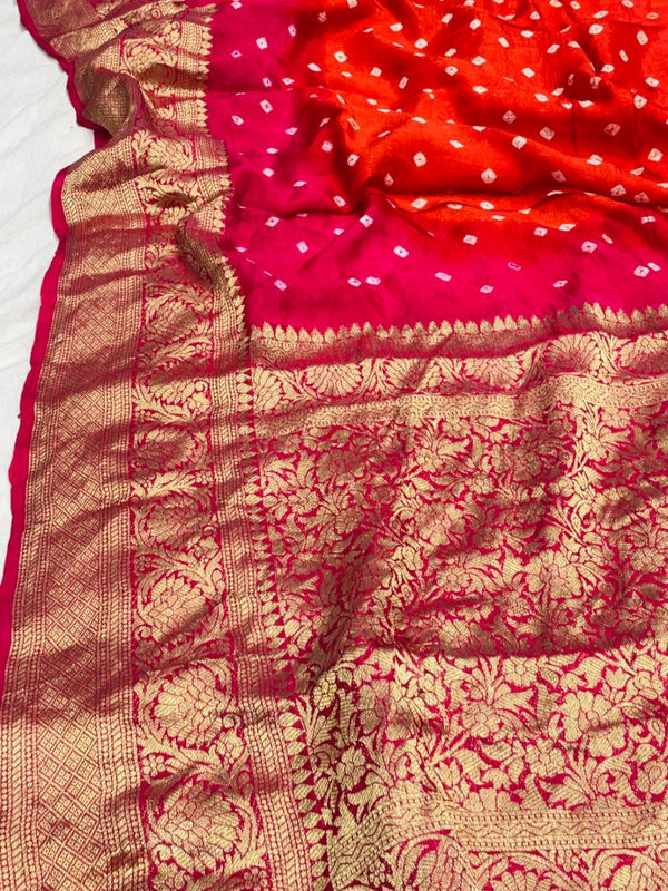 Banarai Bhandej Saree