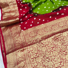 Banarai Bhandej Saree