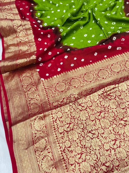 Banarai Bhandej Saree