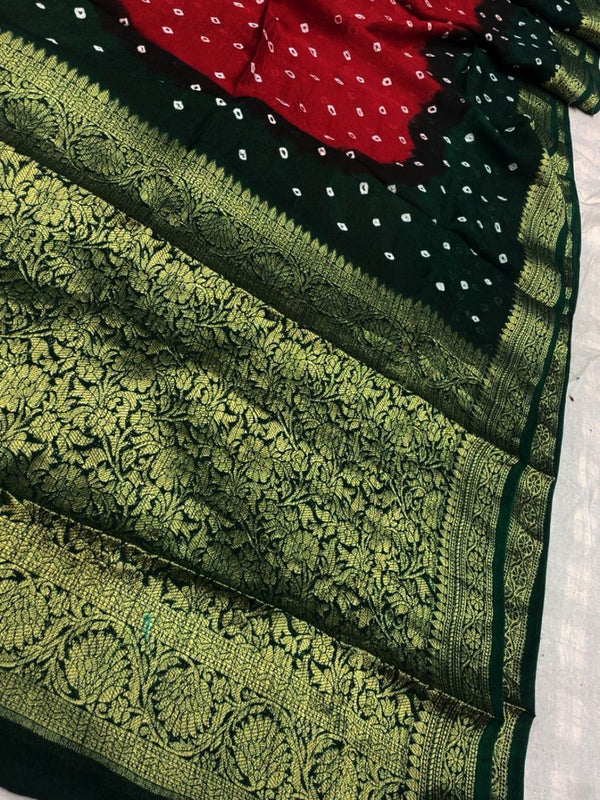 Banarai Bhandej Saree
