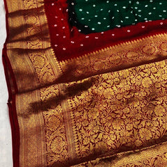 Banarai Bhandej Saree