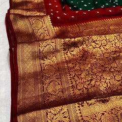 Banarai Bhandej Saree