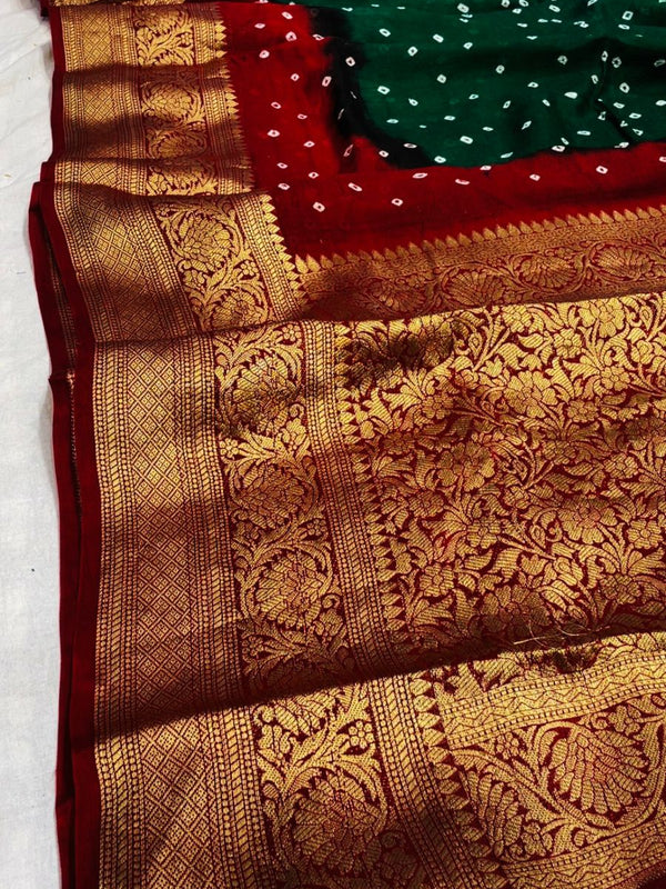 Banarai Bhandej Saree