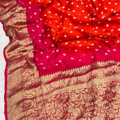 Banarai Bhandej Saree