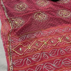 Gota Bhandej Saree
