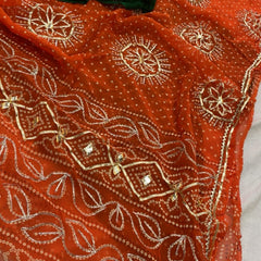 Gota Bhandej Saree
