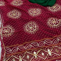 Gota Bhandej Saree
