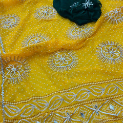 Gota Bhandej Saree