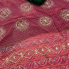 Gota Bhandej Saree