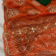 Gota Bhandej Saree