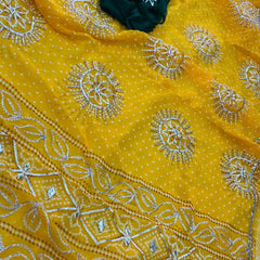 Gota Bhandej Saree