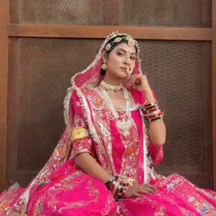 Royal Georgette Rajwadi Lehenga