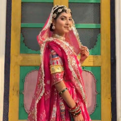 Royal Georgette Rajwadi Lehenga