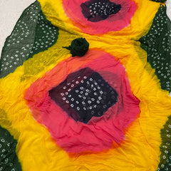 Semi Chiffon Bhandej Saree