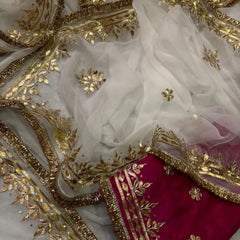 Semi Chiffon Bhandej Saree