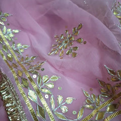 Semi Chiffon Bhandej Saree
