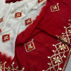 Pure Upada Silk Gota Saree