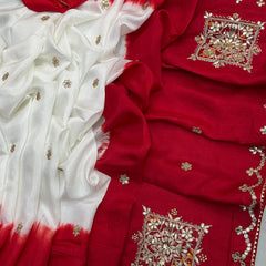 Pure Upada Silk Gota Saree