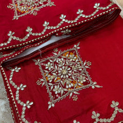 Pure Upada Silk Gota Saree