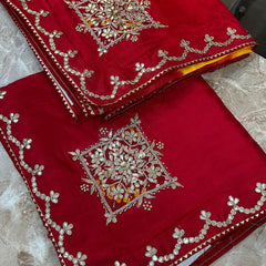 Pure Upada Silk Gota Saree