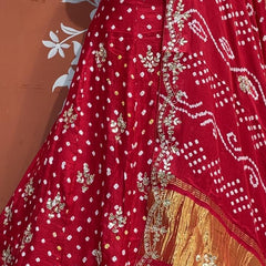 Modal Gajji Bandhej Lehenga