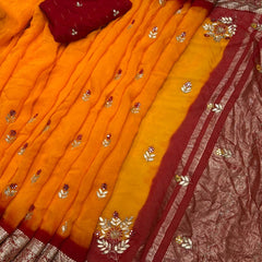 HO Silk Zari Saree