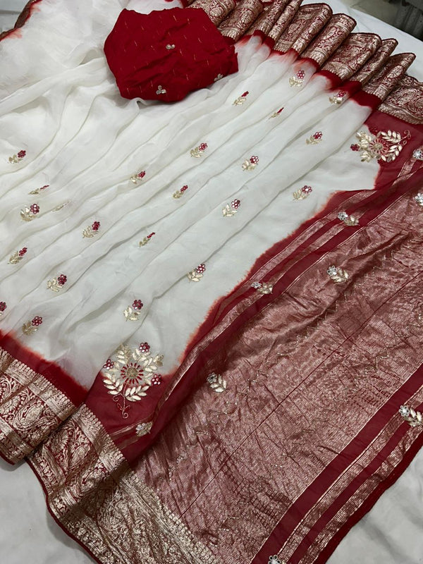 HO Silk Zari Saree